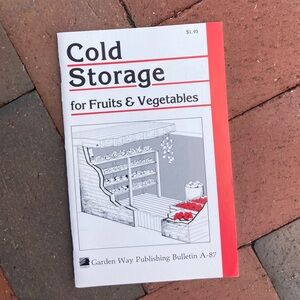 Cold Storage for Fruits & Vegetables Farmer Gardener Root Cellar Homesteading